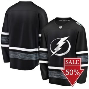 Tampa Bay Lightning Trikot Schwarz Blank 2019 NHL All-Star Game